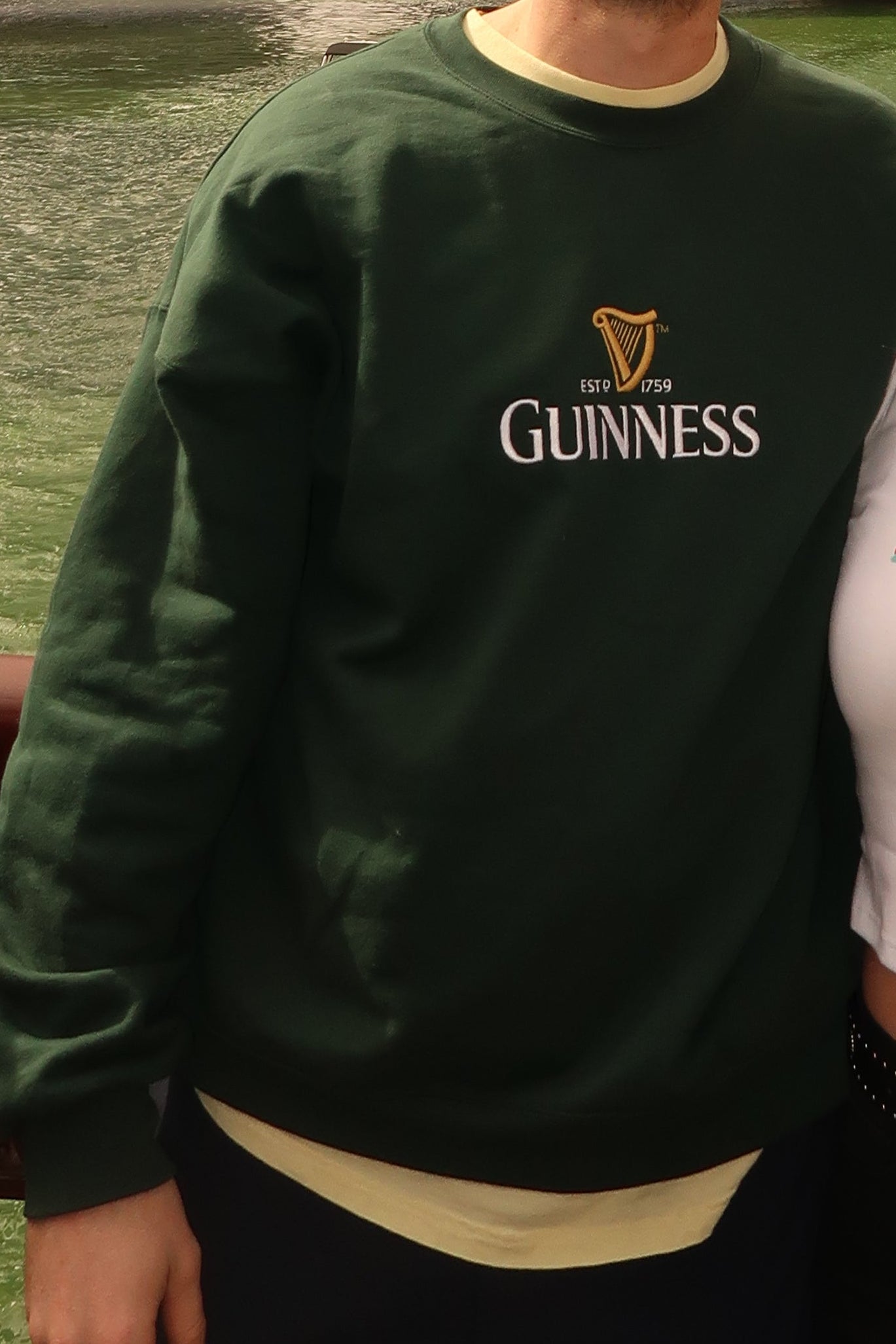 Guinness Sweatshirt, Embroidered