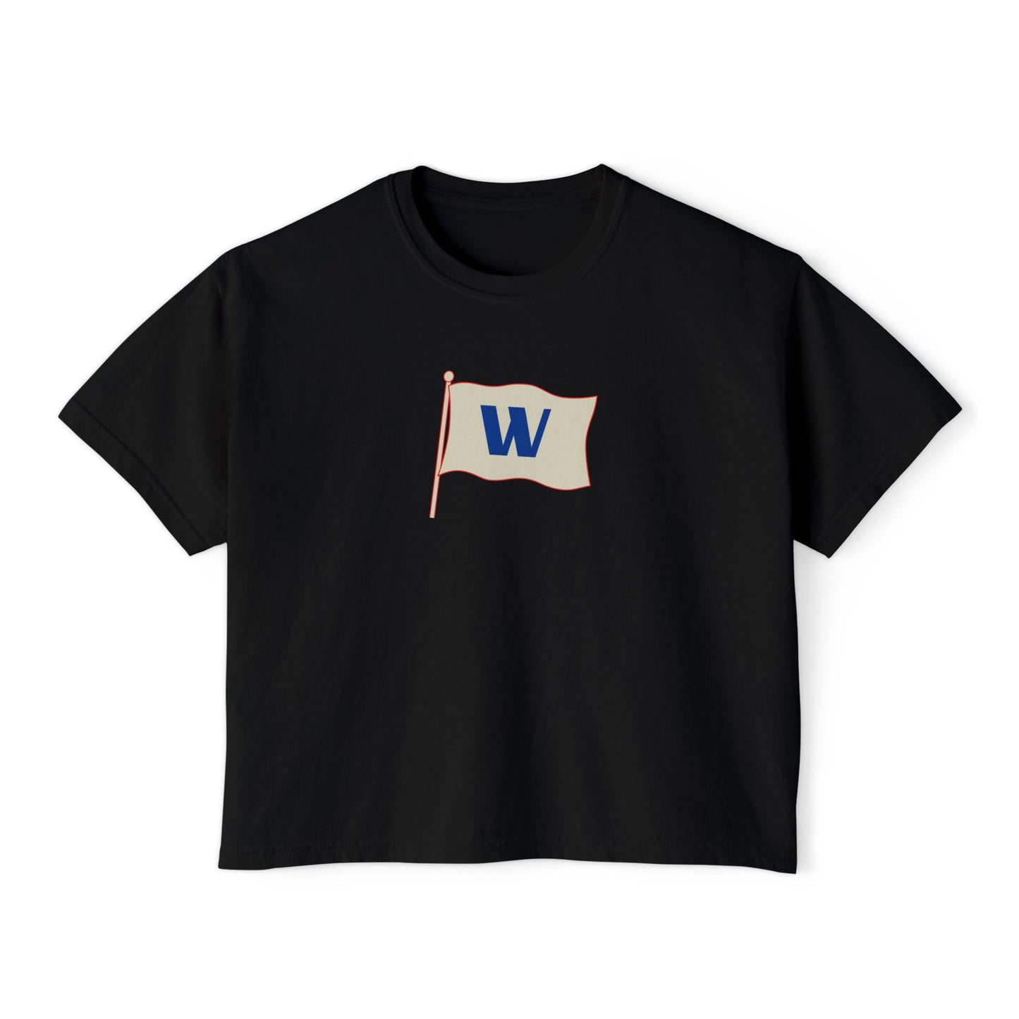 W Flag Chicago Baseball Boxy Tee