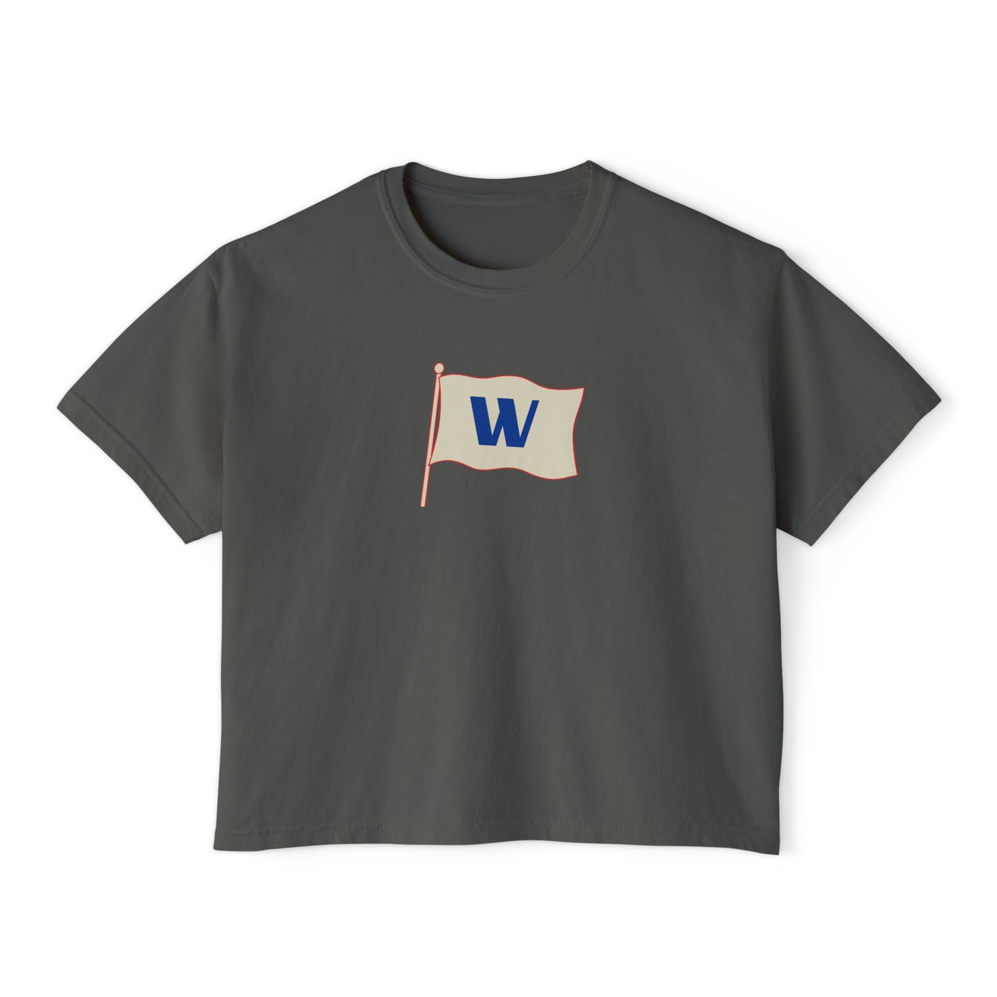 W Flag Chicago Baseball Boxy Tee