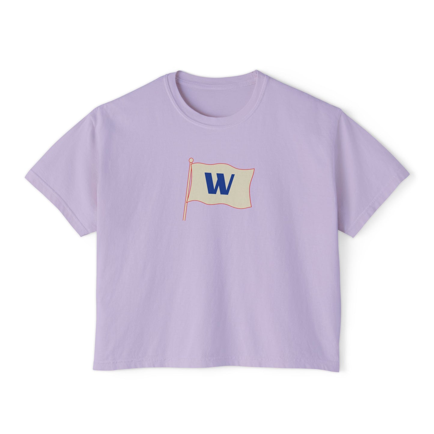 W Flag Chicago Baseball Boxy Tee
