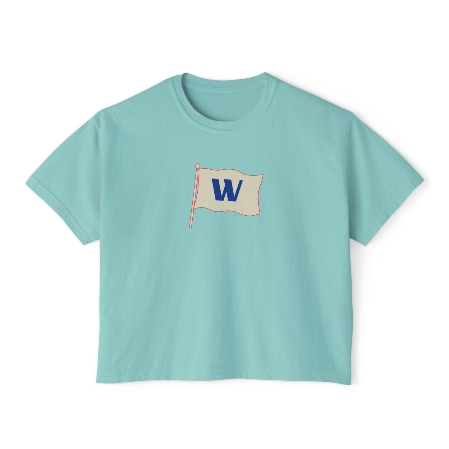 W Flag Chicago Baseball Boxy Tee