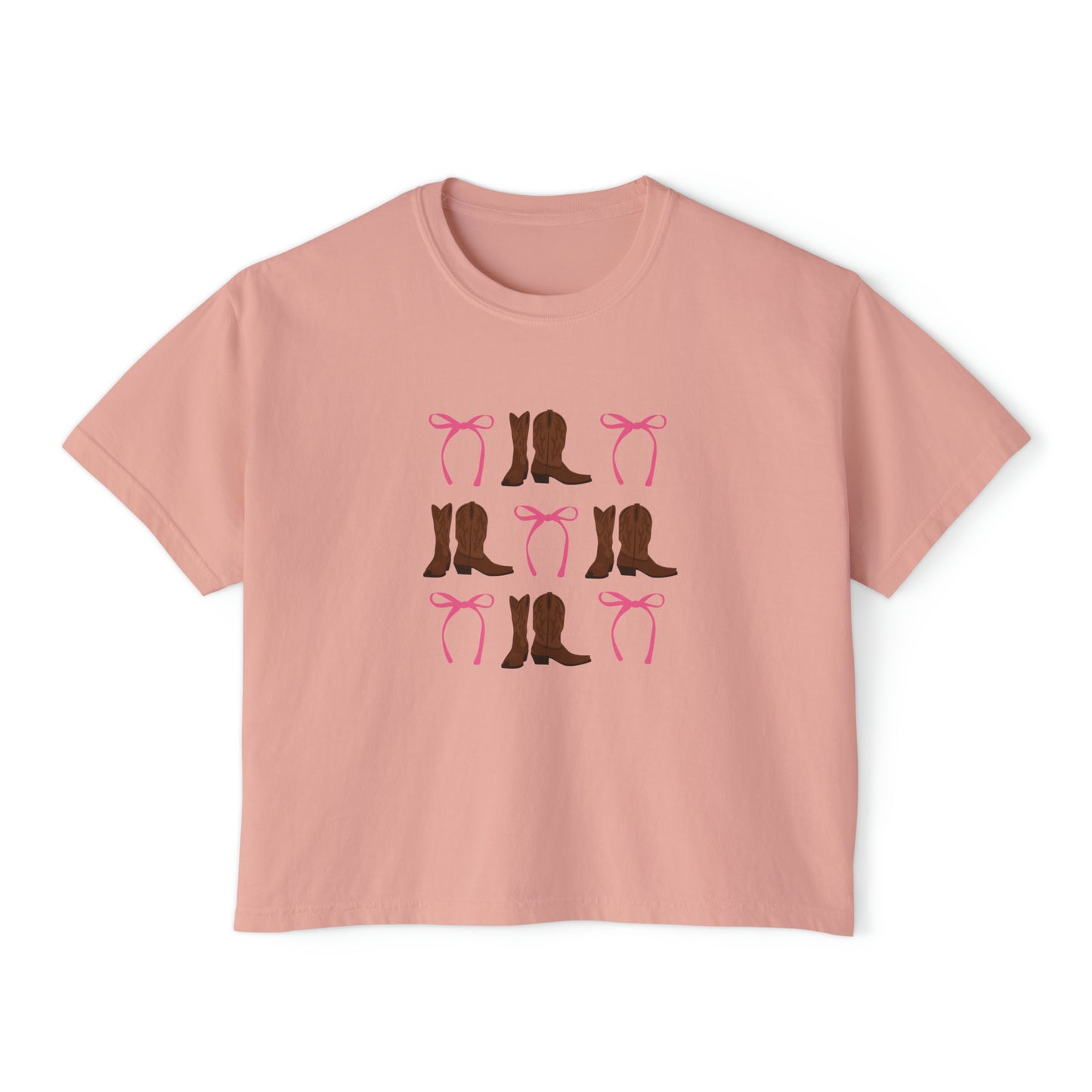 Coquette Cowboy Boxy Tee
