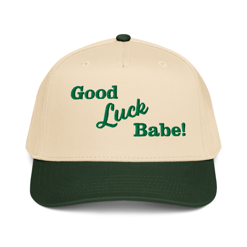 Good Luck Babe Snap Hat - embroidered