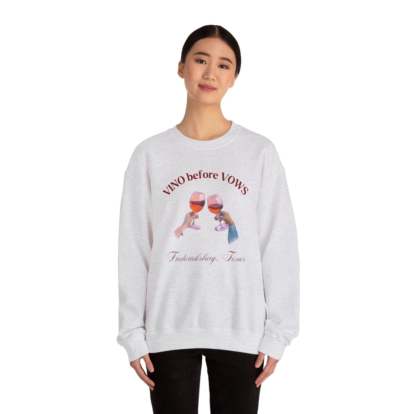 VINO BEFORE VOWS Crewneck Sweatshirt