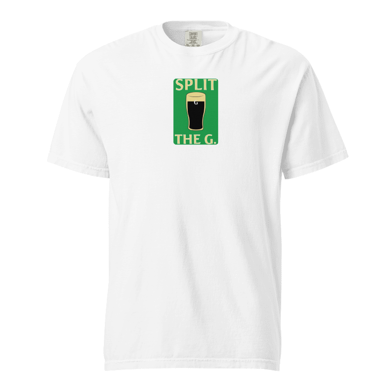 Split the G T Shirt - Comfort Colors