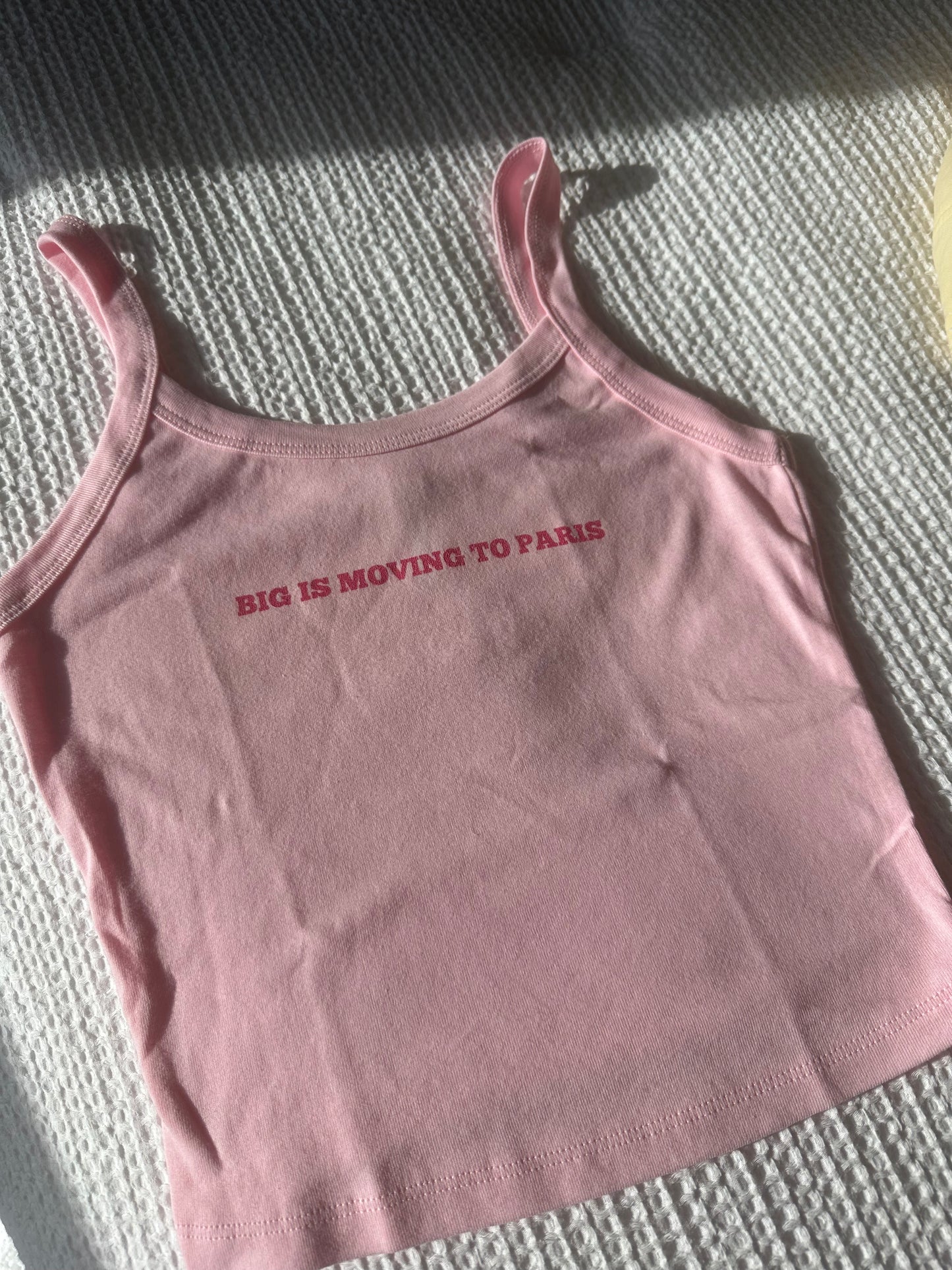 Big is Moving to Paris Tank Top