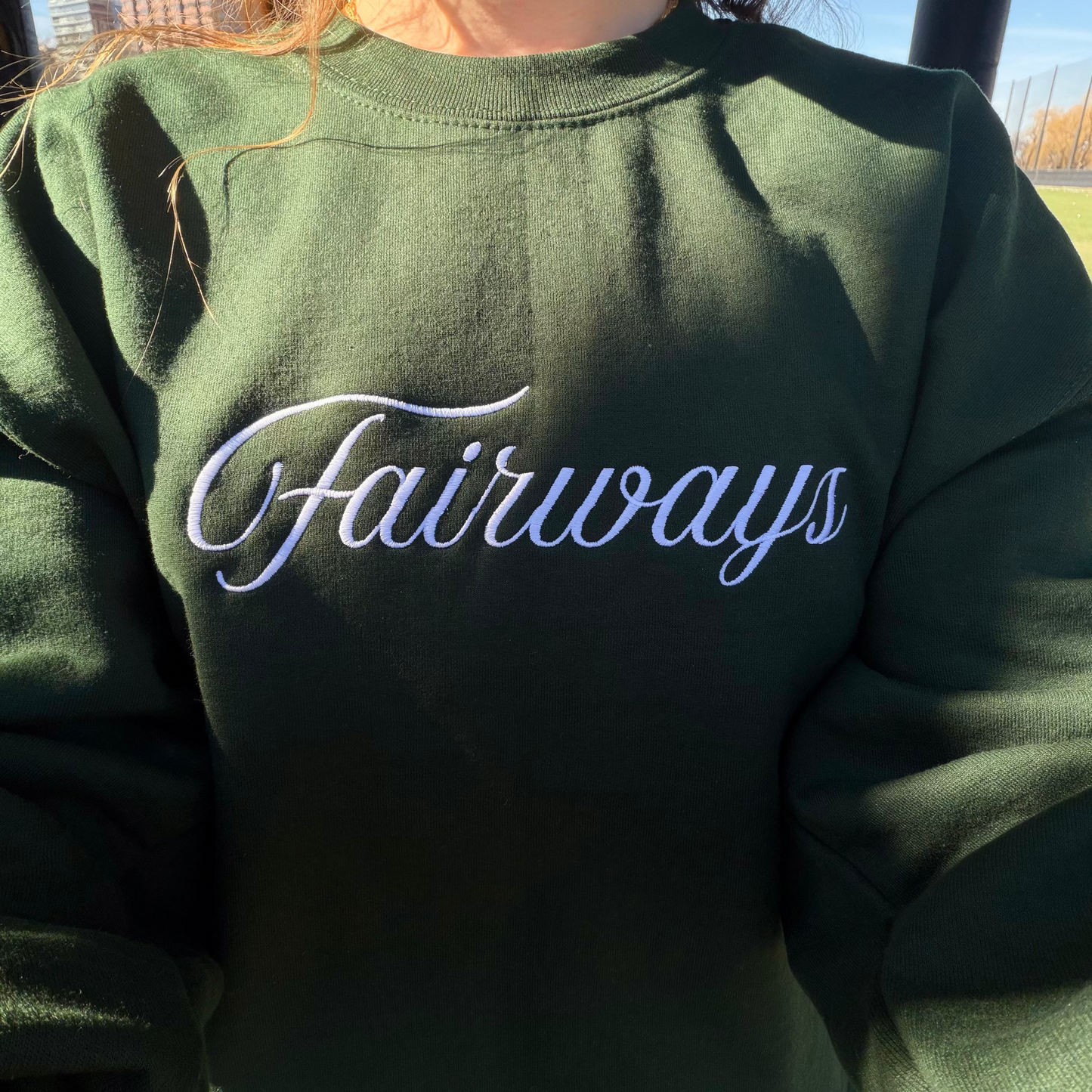 Fairways Sweatshirt, Embroidered