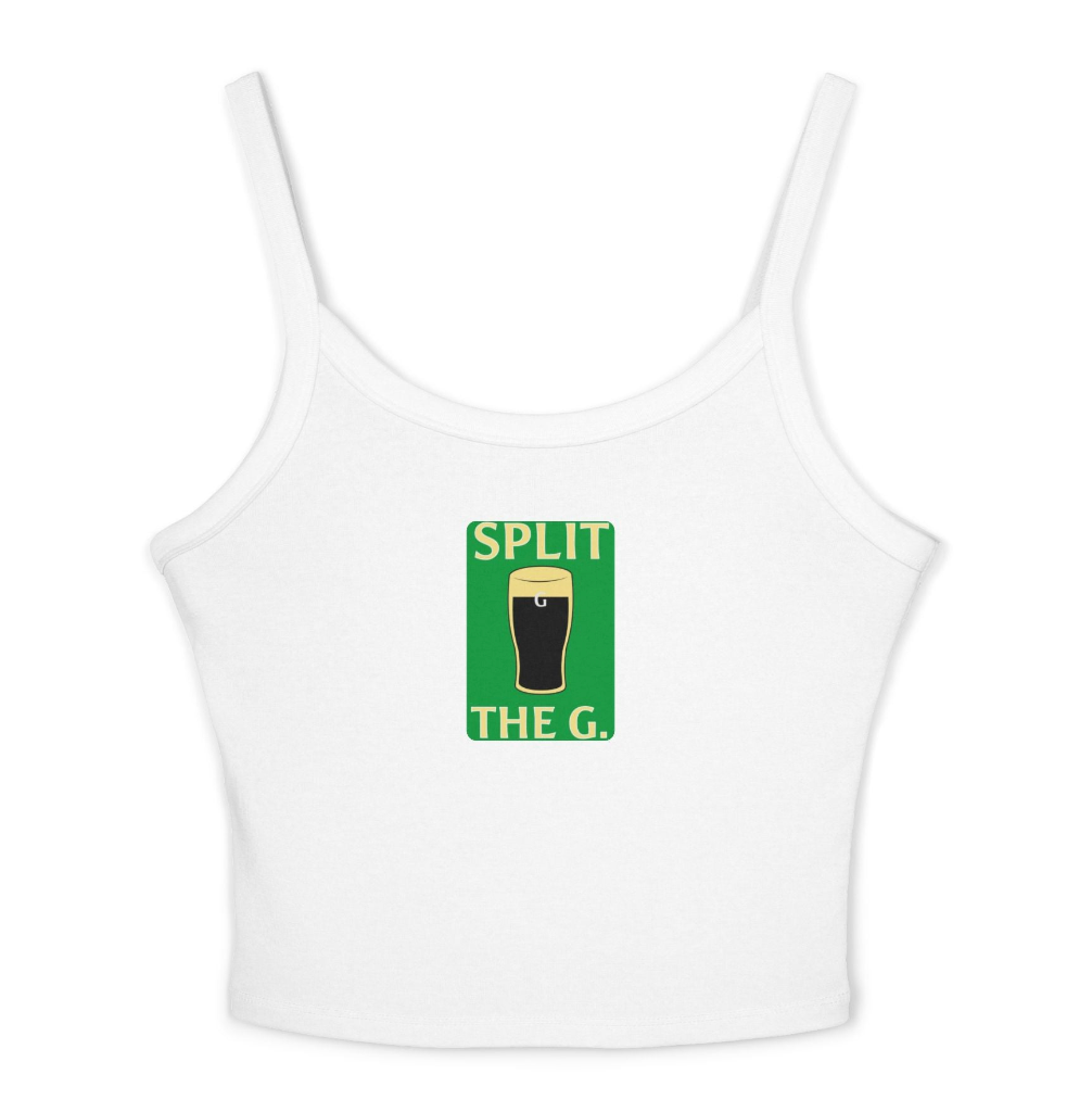 Split the G tank top