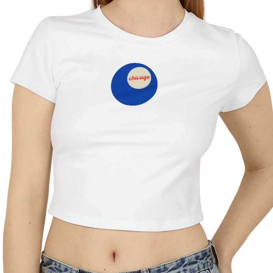 Chicago 8 Ball - blue Baby Tee