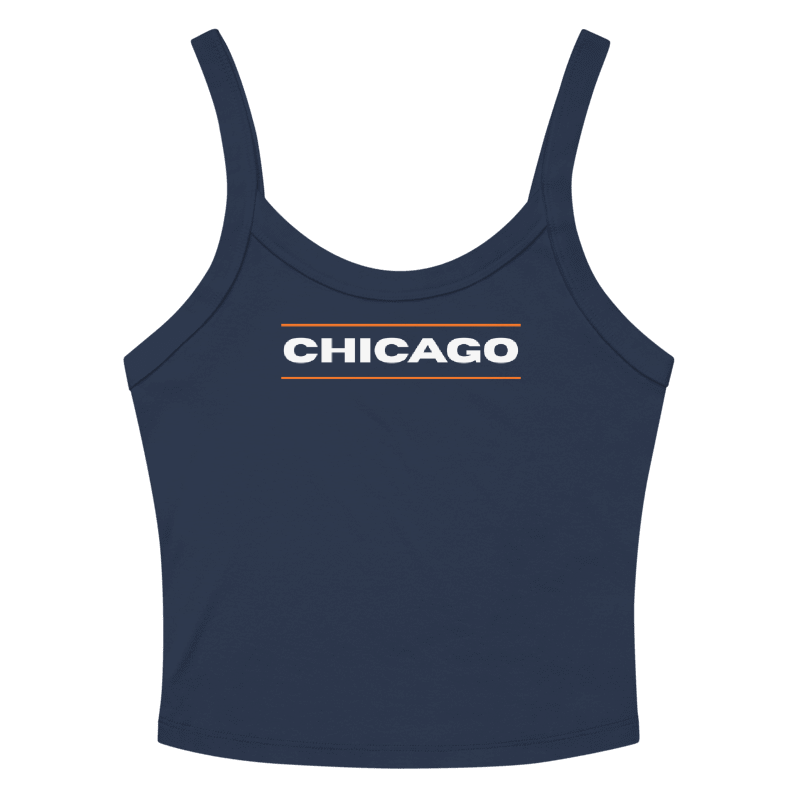 Chicago Navy & Orange Tank Top
