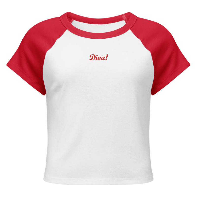 Diva! Baby Tee, Embroidered