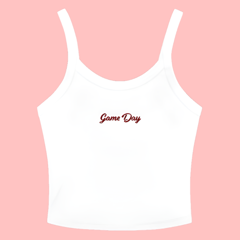 Game Day - Multiple Colors, Embroidered Tank Top