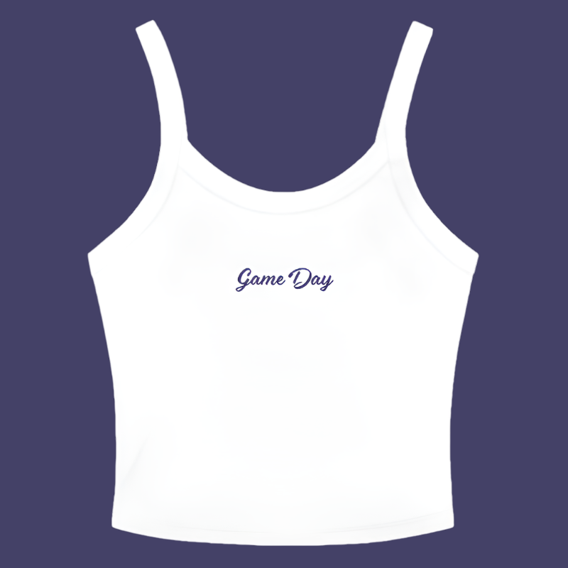Game Day - Multiple Colors, Embroidered Tank Top