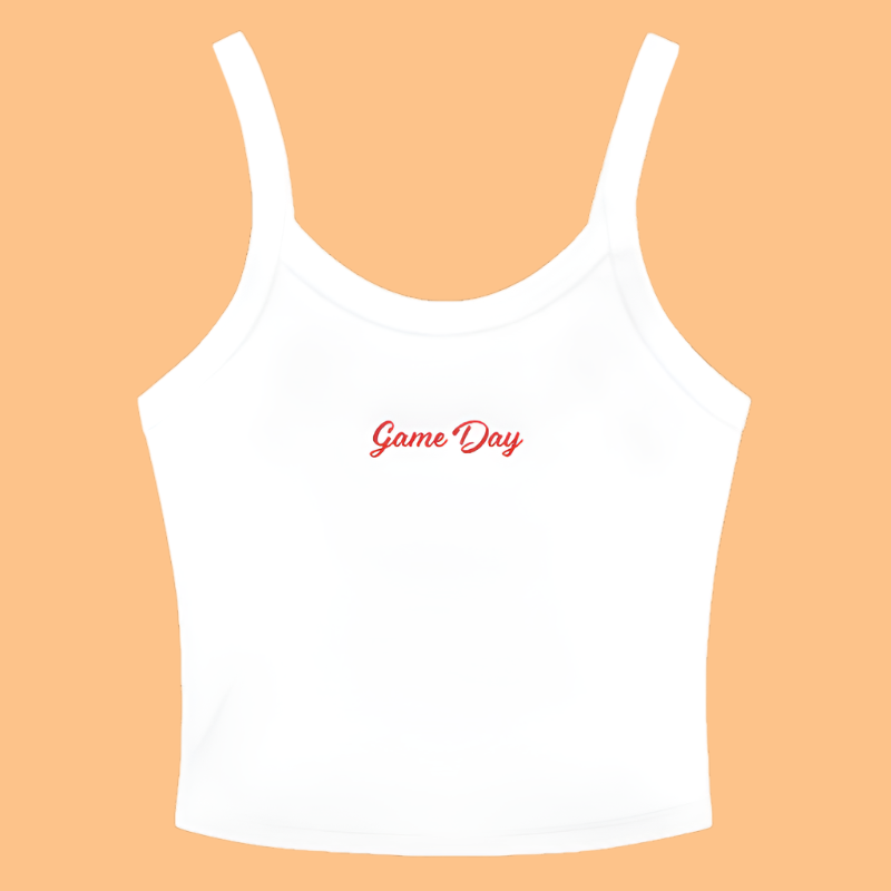 Game Day - Multiple Colors, Embroidered Tank Top