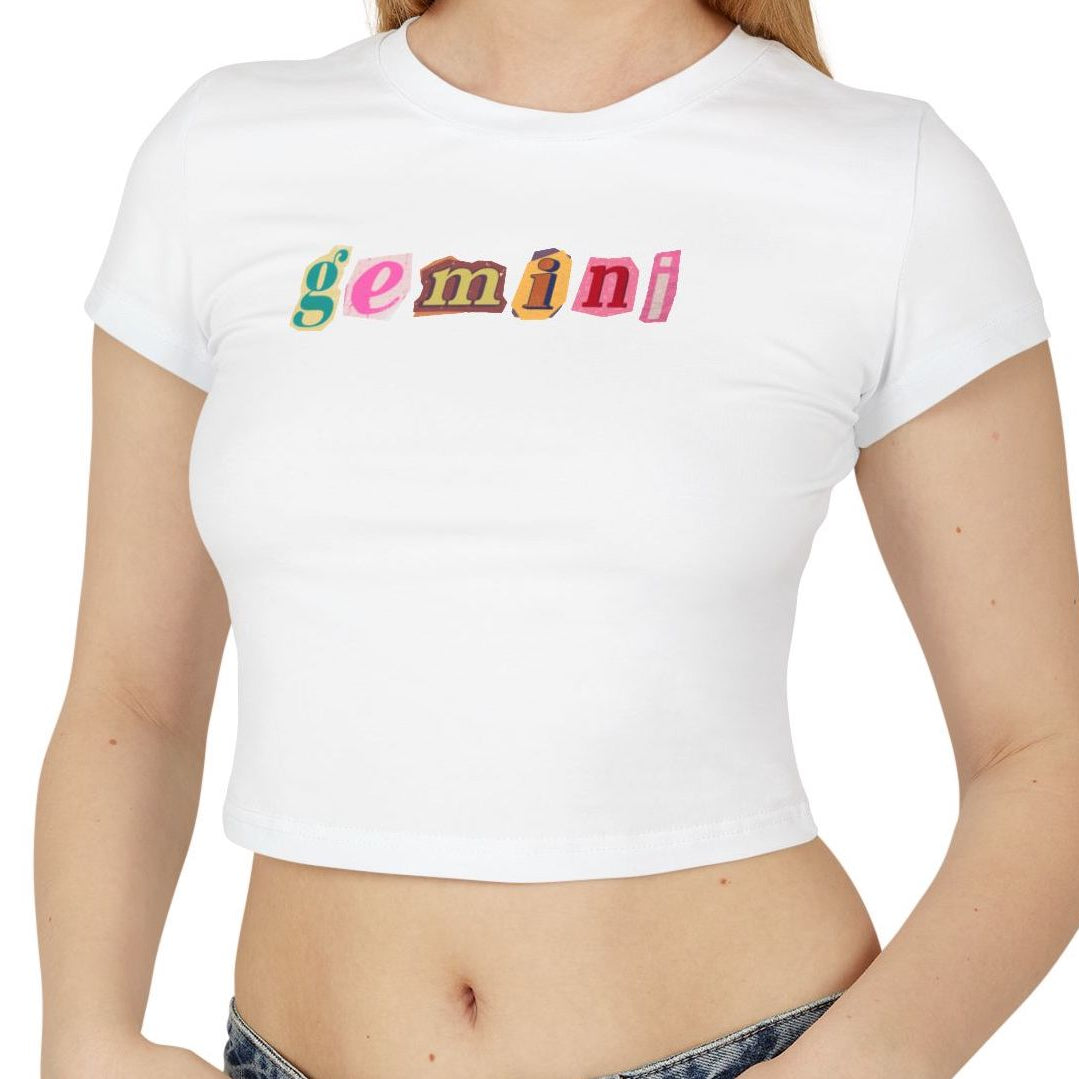 Gemini Cutout Baby Tee
