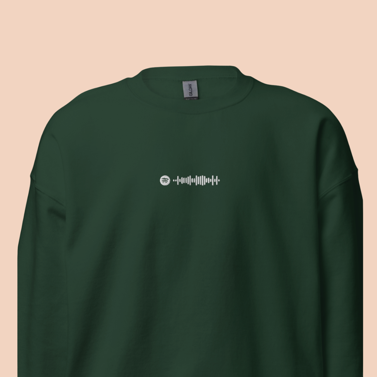 CUSTOM Spotify Code - embroidered
