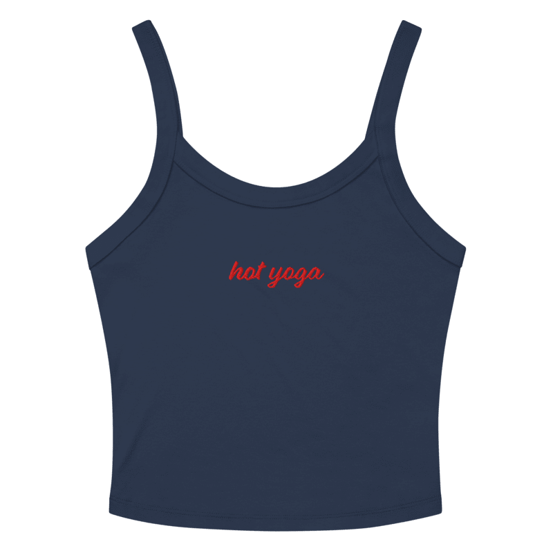 Hot Yoga - Embroidered Tank Top