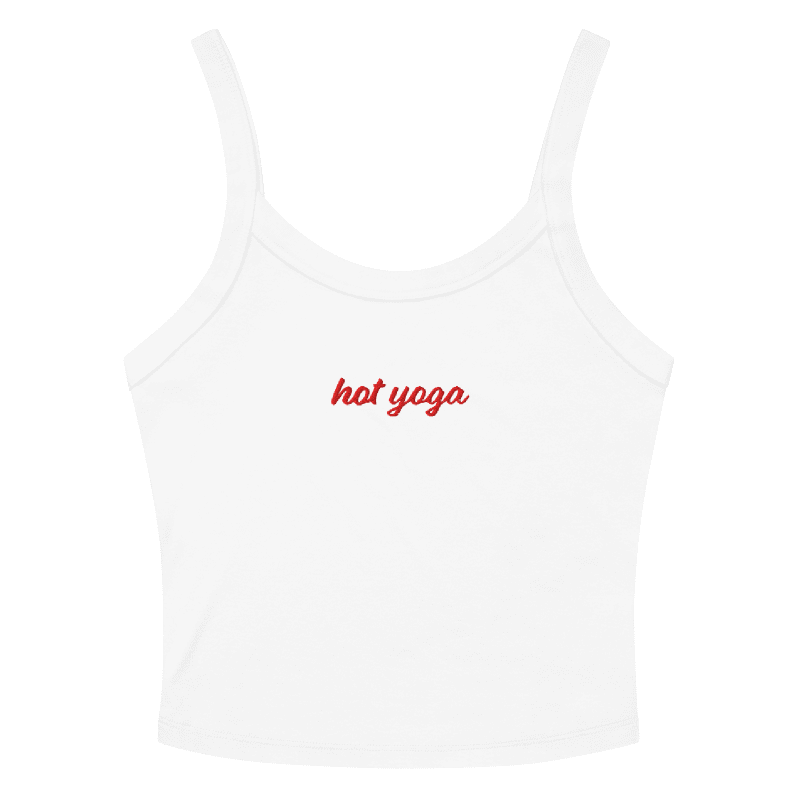 Hot Yoga - Embroidered Tank Top
