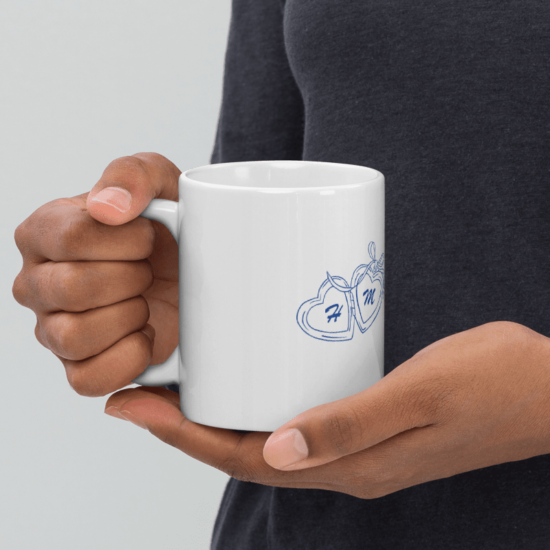 Custom Initials Locket Mug