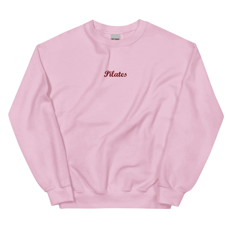 Pilates Sweatshirt, Embroidered