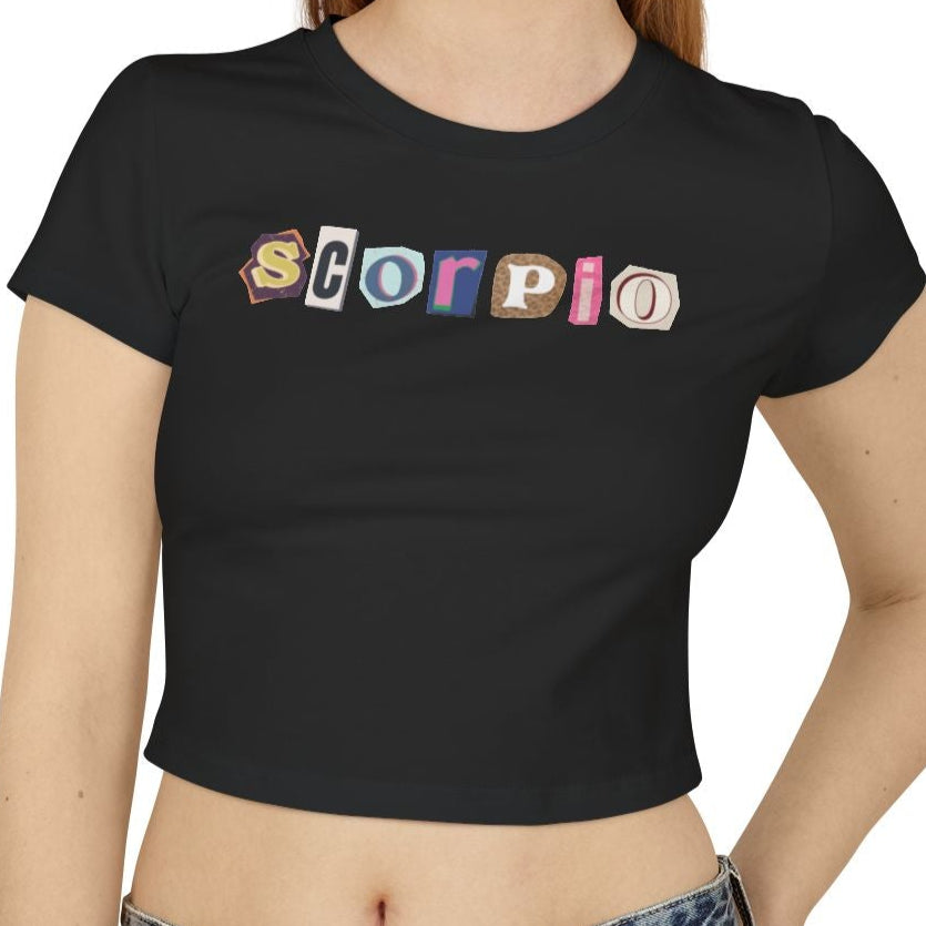 Scorpio Cutout Baby Tee