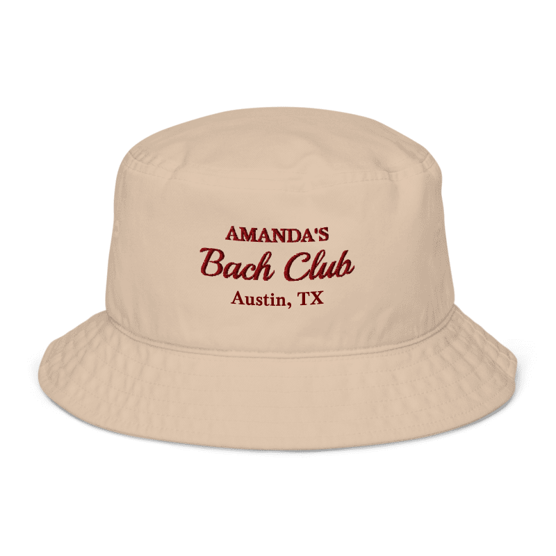 CUSTOM Bach Bucket Hat - embroidered