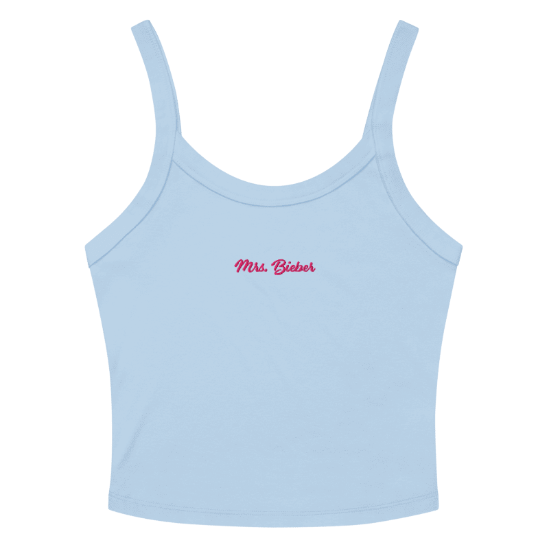 CUSTOM Bridal Tank Top - Last Name Embroidered Tank Top