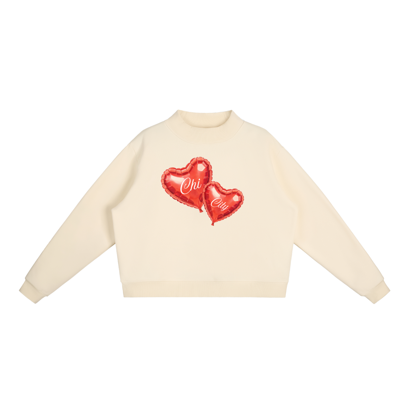 Chi City Balloons Mockneck Sweatshirt (Multiple Colors)