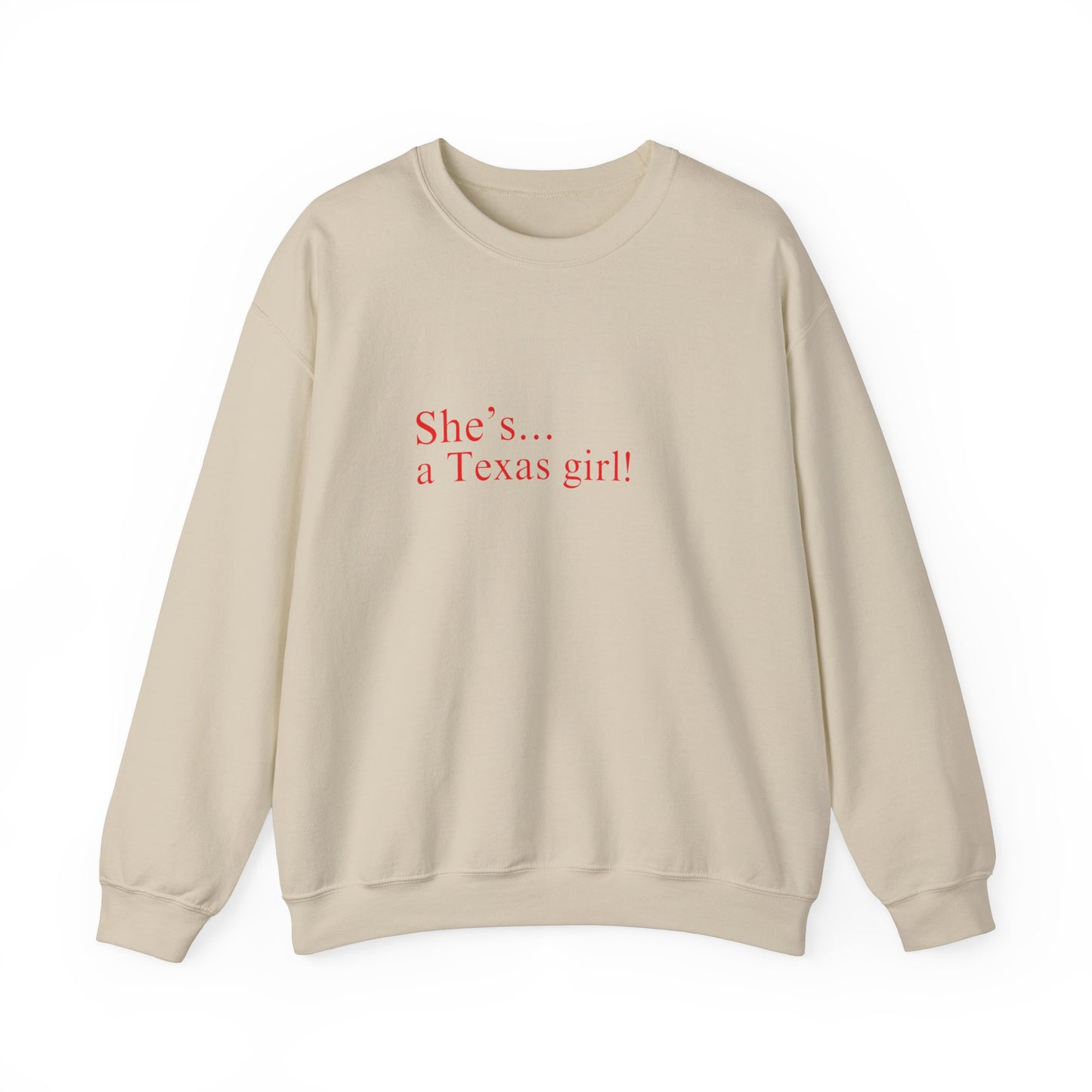 Texas girl Crewneck Sweatshirt