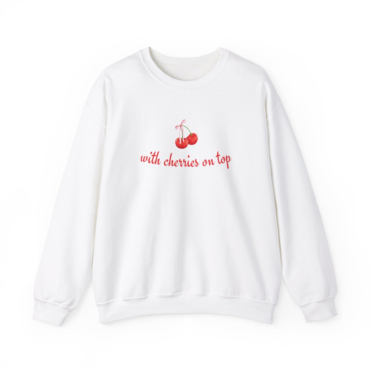 With Cherries Crewneck Sweatshirt