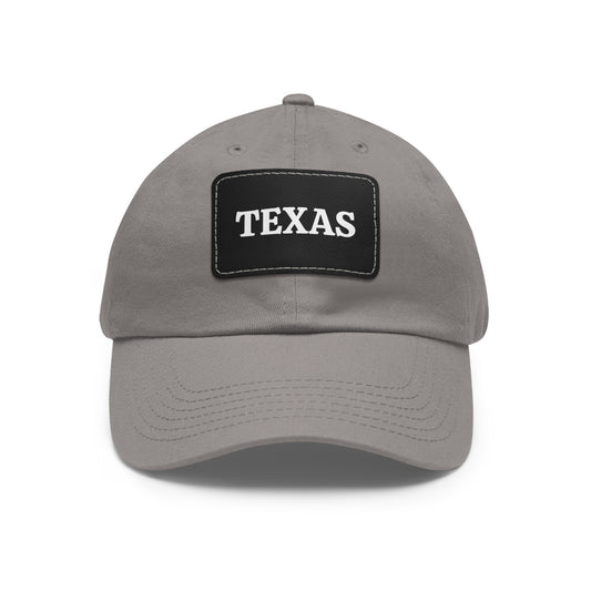 TEXAS Dad Hat with Leather Patch