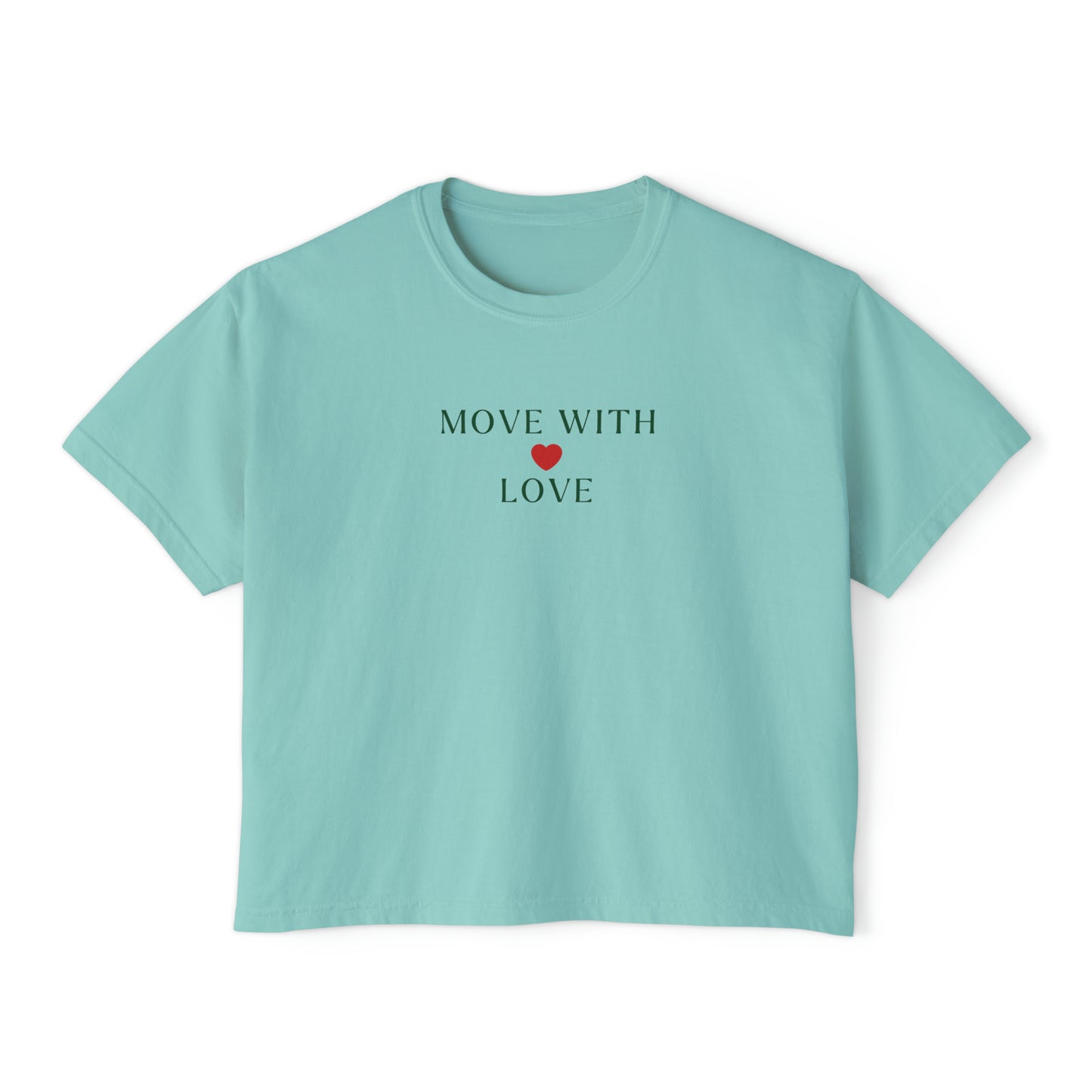 Move With Love Boxy Tee