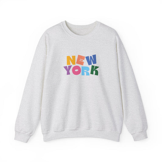 Funky New York Crewneck Sweatshirt