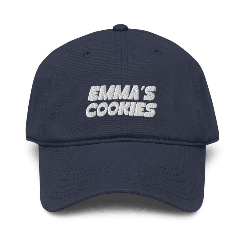 PRIVATE LISTING - Emma's Cookies Dad Hat, Navy
