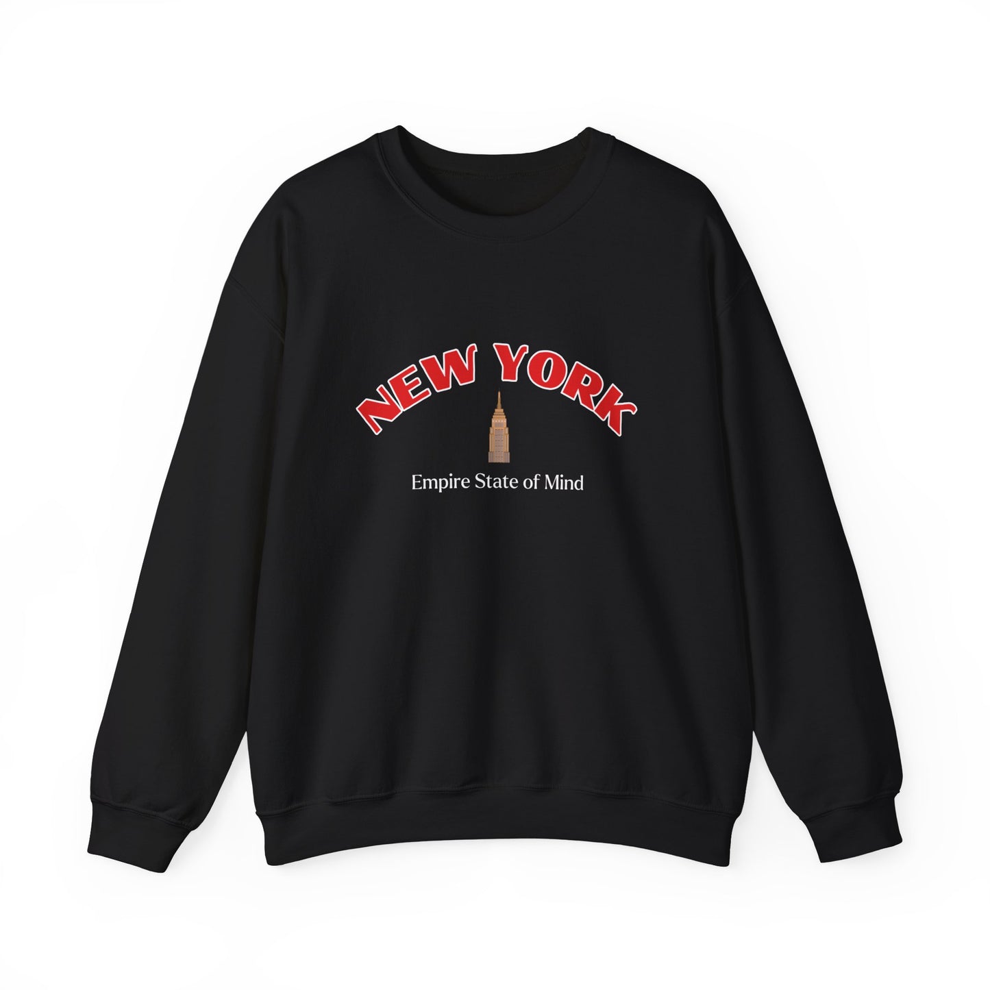 New York City, Empire State of Mind (Darker Colors) Crewneck Sweatshirt