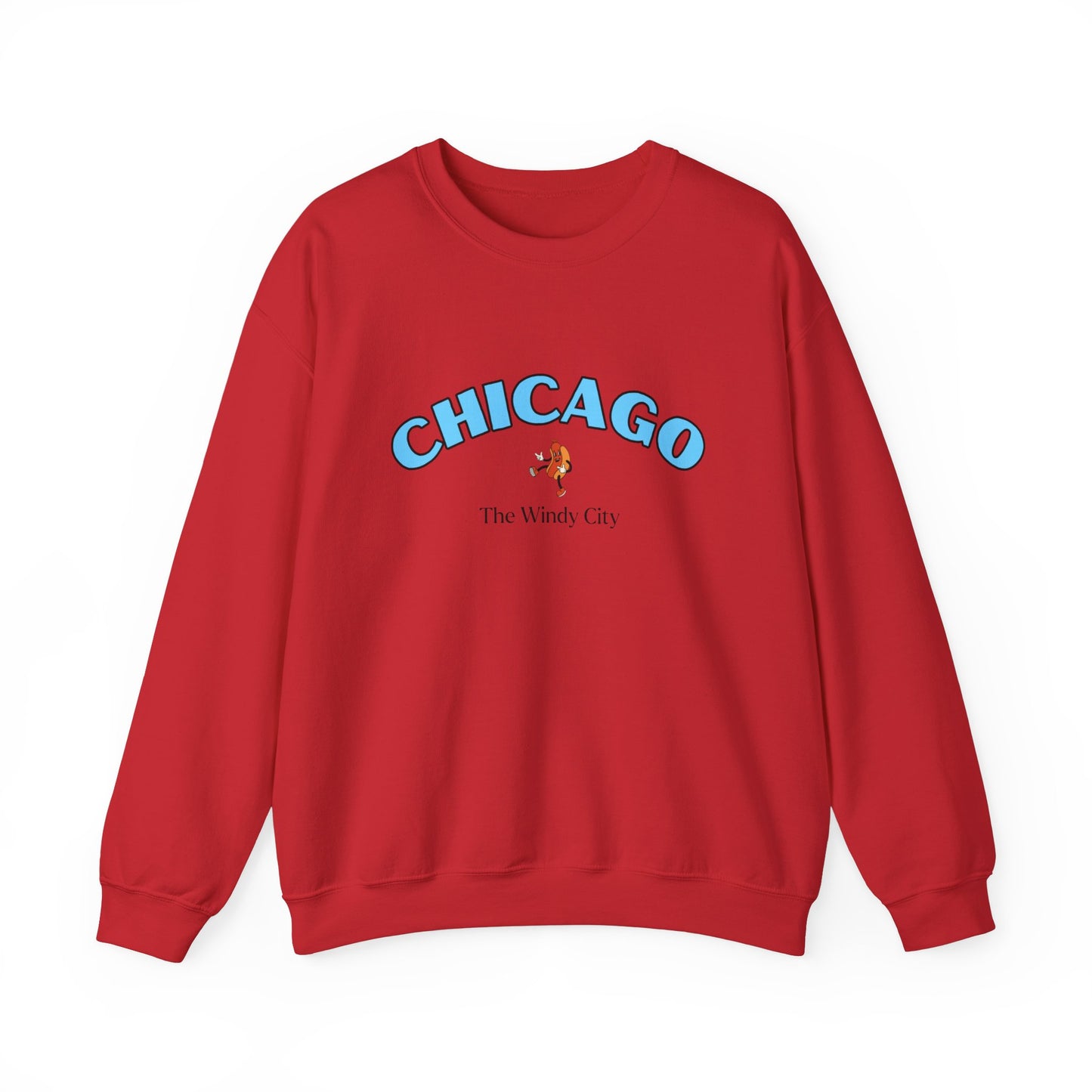 Chicago Windy City (Blue) Crewneck Sweatshirt