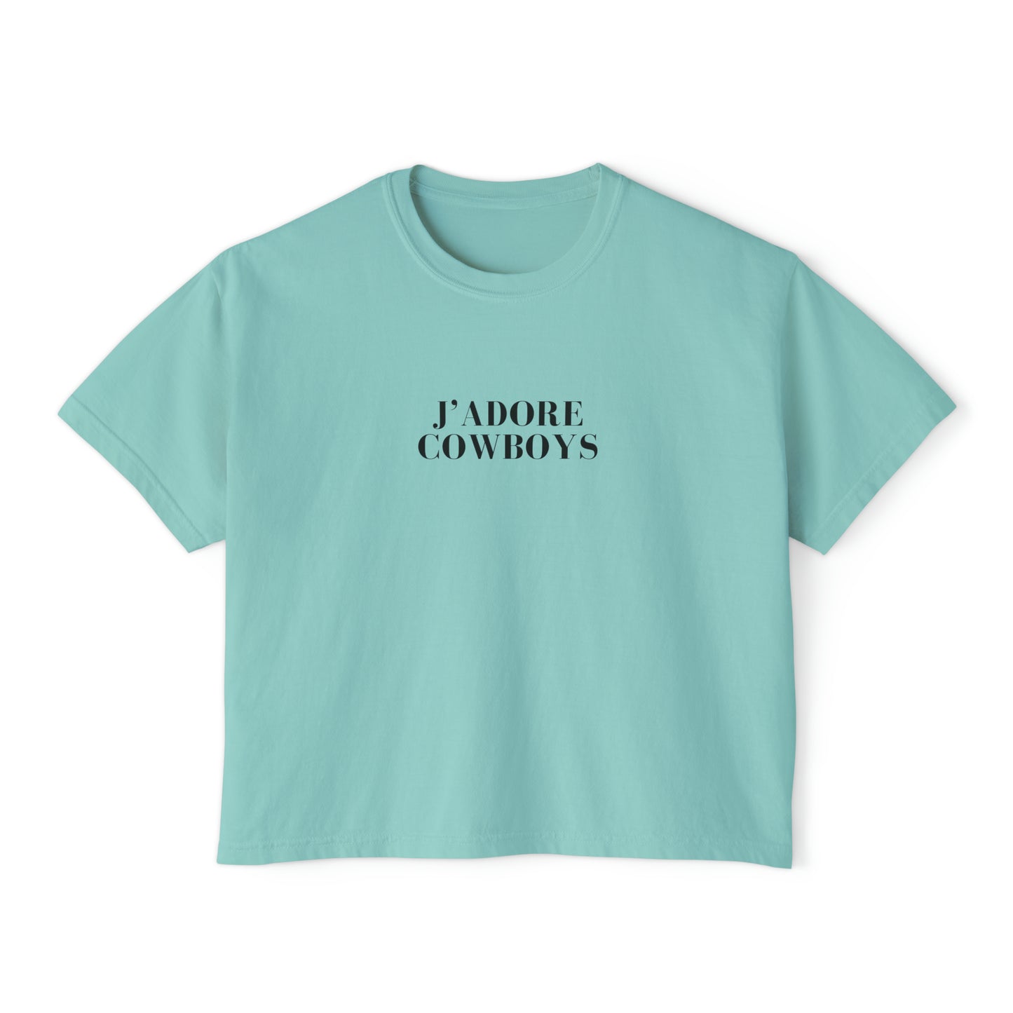 J'adore Cowboys Boxy Tee