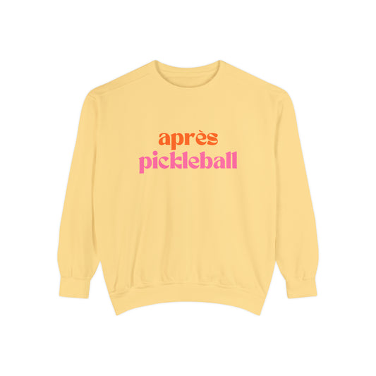 Après Pickleball (Neon) Crewneck Sweatshirt