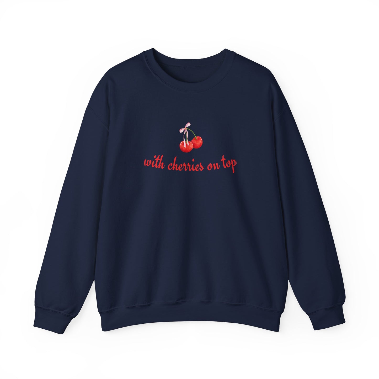 With Cherries Crewneck Sweatshirt