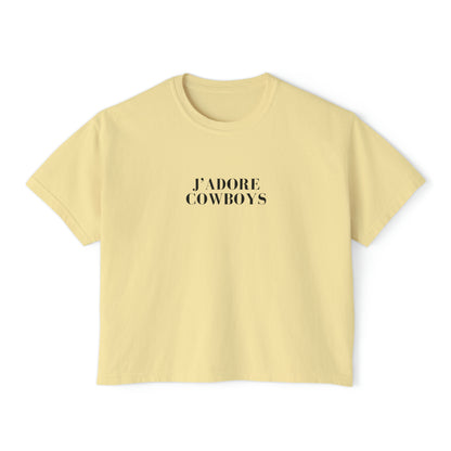 J'adore Cowboys Boxy Tee