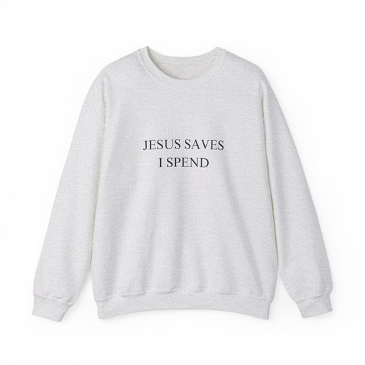 Jesus Saves Crewneck Sweatshirt