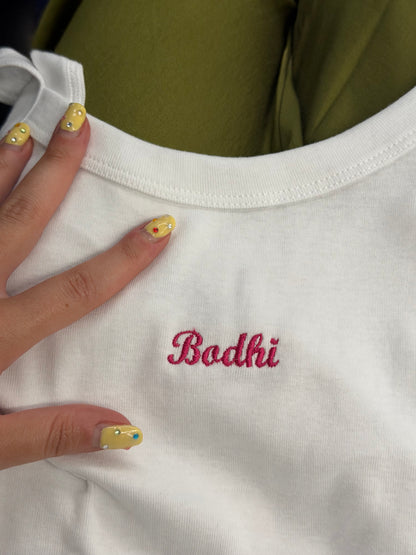 CUSTOM Tank Top - embroidered cursive