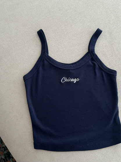 Chicago Baseball - Embroidered Tank Top
