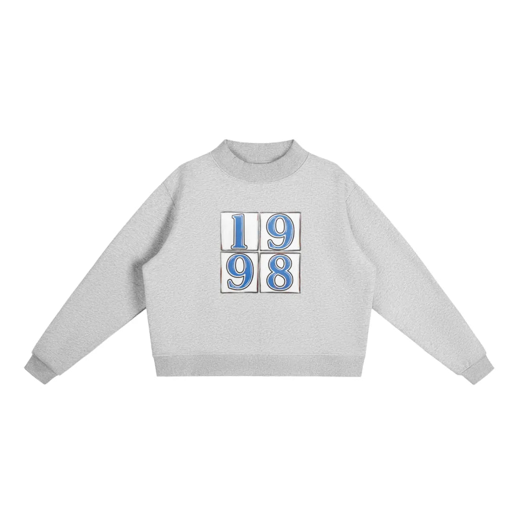 CUSTOM Year Mockneck Sweatshirt (Multiple Colors)