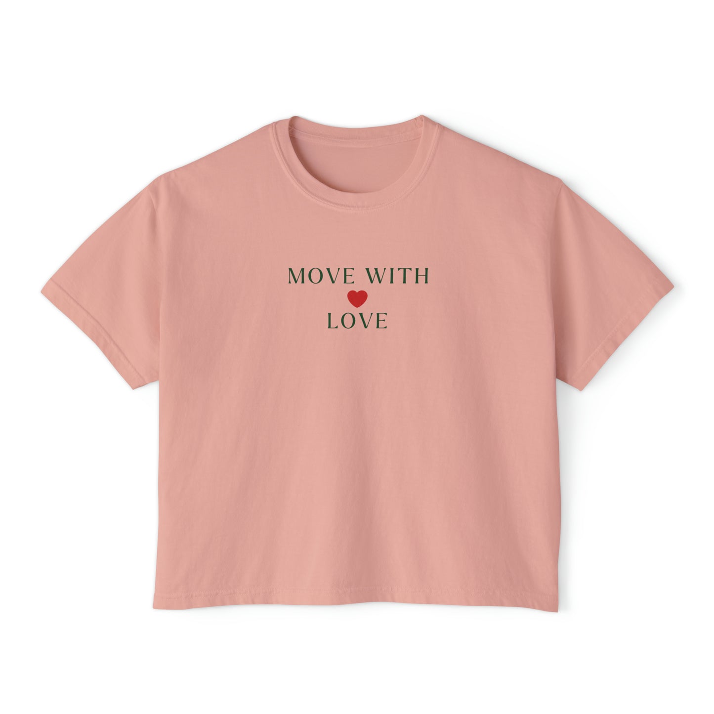 Move With Love Boxy Tee