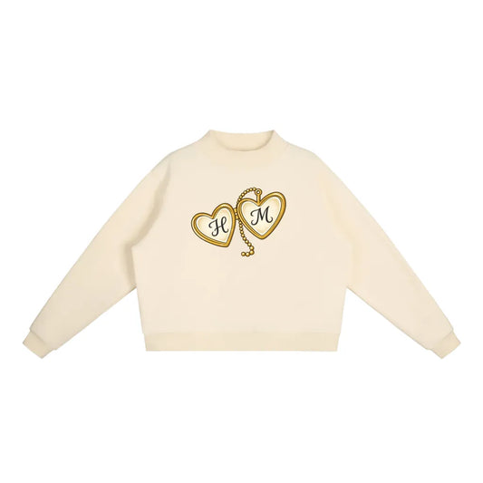 CUSTOM Initials Mockneck Sweatshirt (Multiple Colors)
