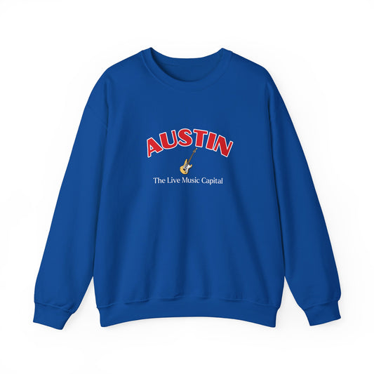 Austin Live Music (Darker Colors) Crewneck Sweatshirt