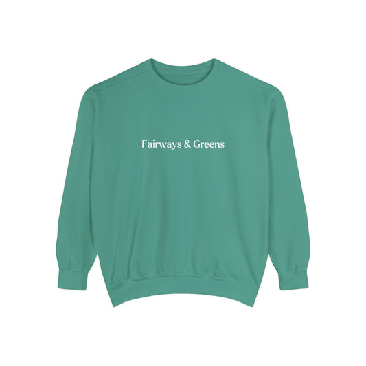 Fairways (White) Crewneck Sweatshirt