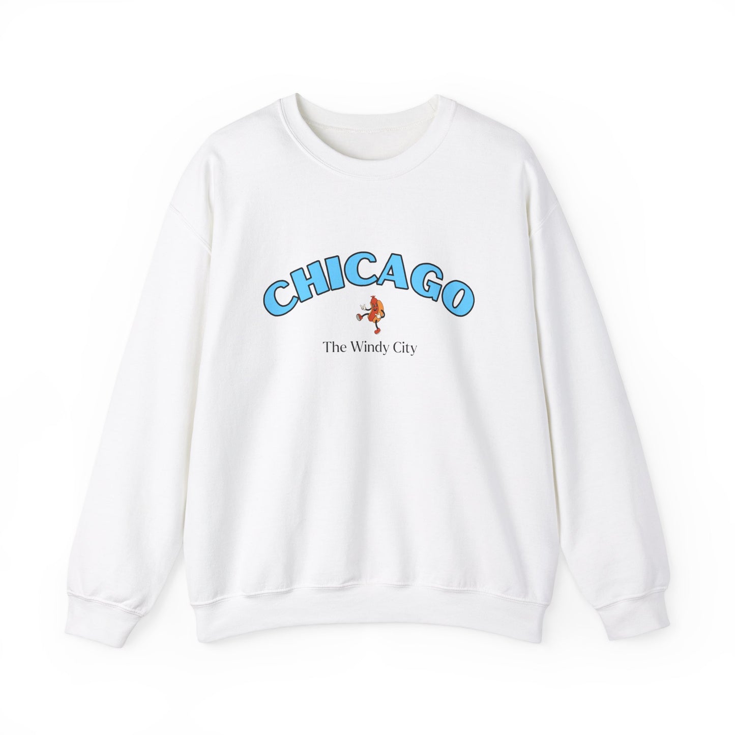 Chicago Windy City (Blue) Crewneck Sweatshirt