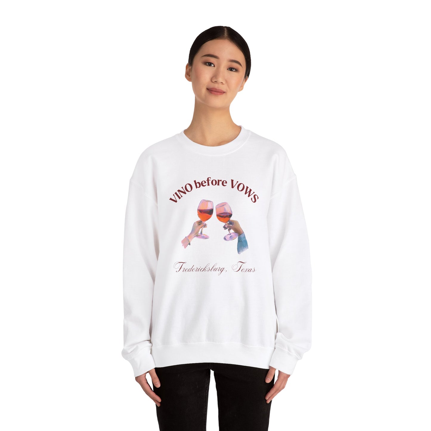 VINO BEFORE VOWS Crewneck Sweatshirt